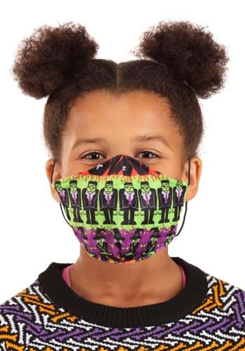 Click Here to buy Sublimated Kids Monsters Face Mask from HalloweenCostumes, CDN Funds & Shipping