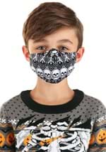 Child Skeleton Pattern Sublimated Face Mask alt3