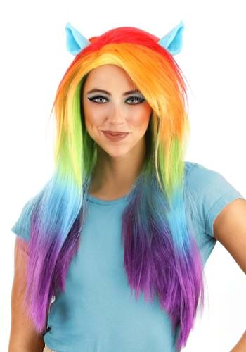 Click Here to buy My Little Pony Dash Rainbow Wig from HalloweenCostumes, CDN Funds & Shipping