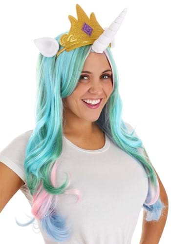 Click Here to buy My Little Pony Princess Celestia Womens Wig from HalloweenCostumes, CDN Funds & Shipping