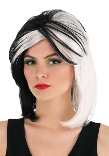 Click Here to buy 101 Dalmatians Fashion Cruella De Vil Wig for Women from HalloweenCostumes, CDN Funds & Shipping
