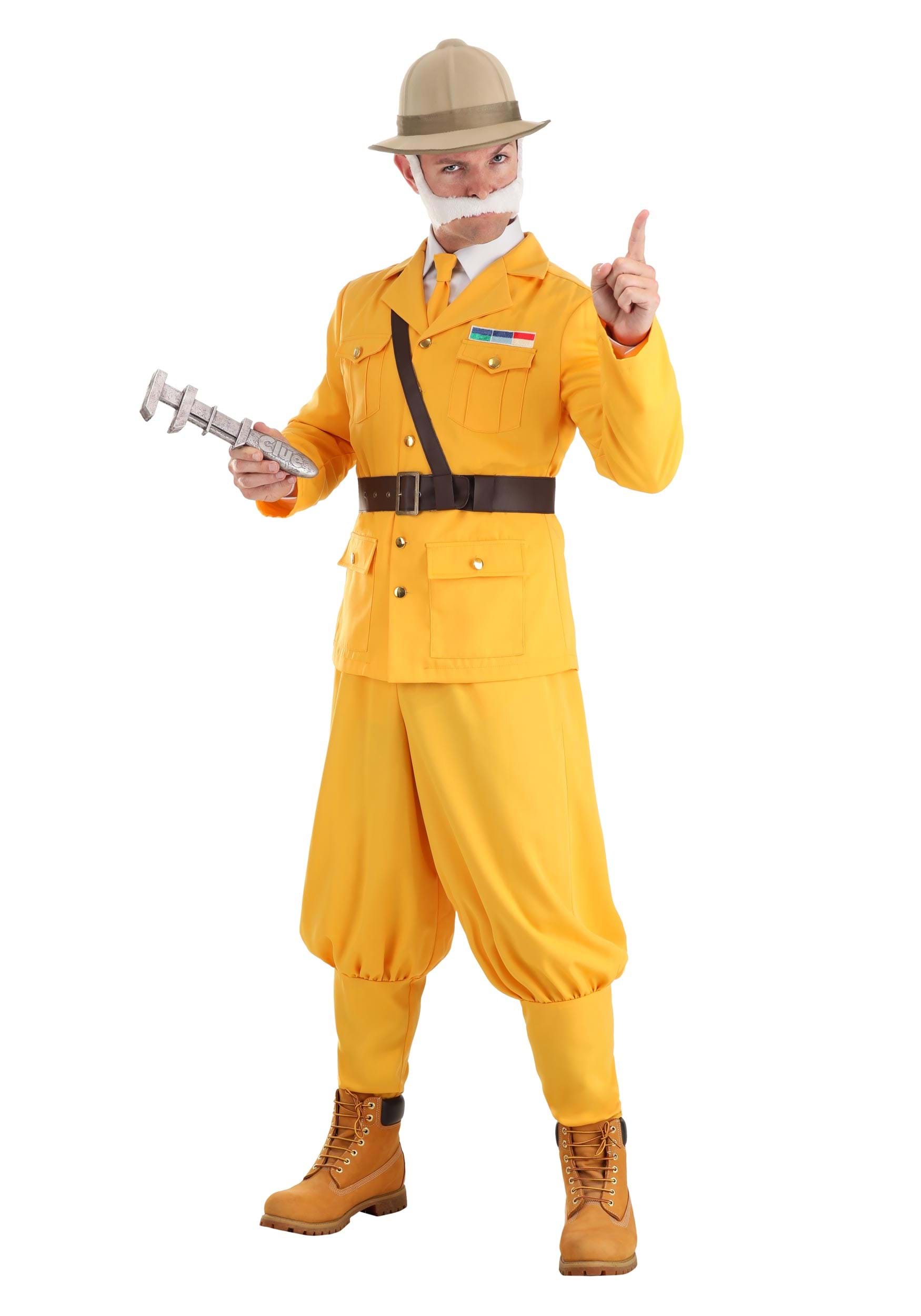 Adult Colonel Mustard Clue Costume
