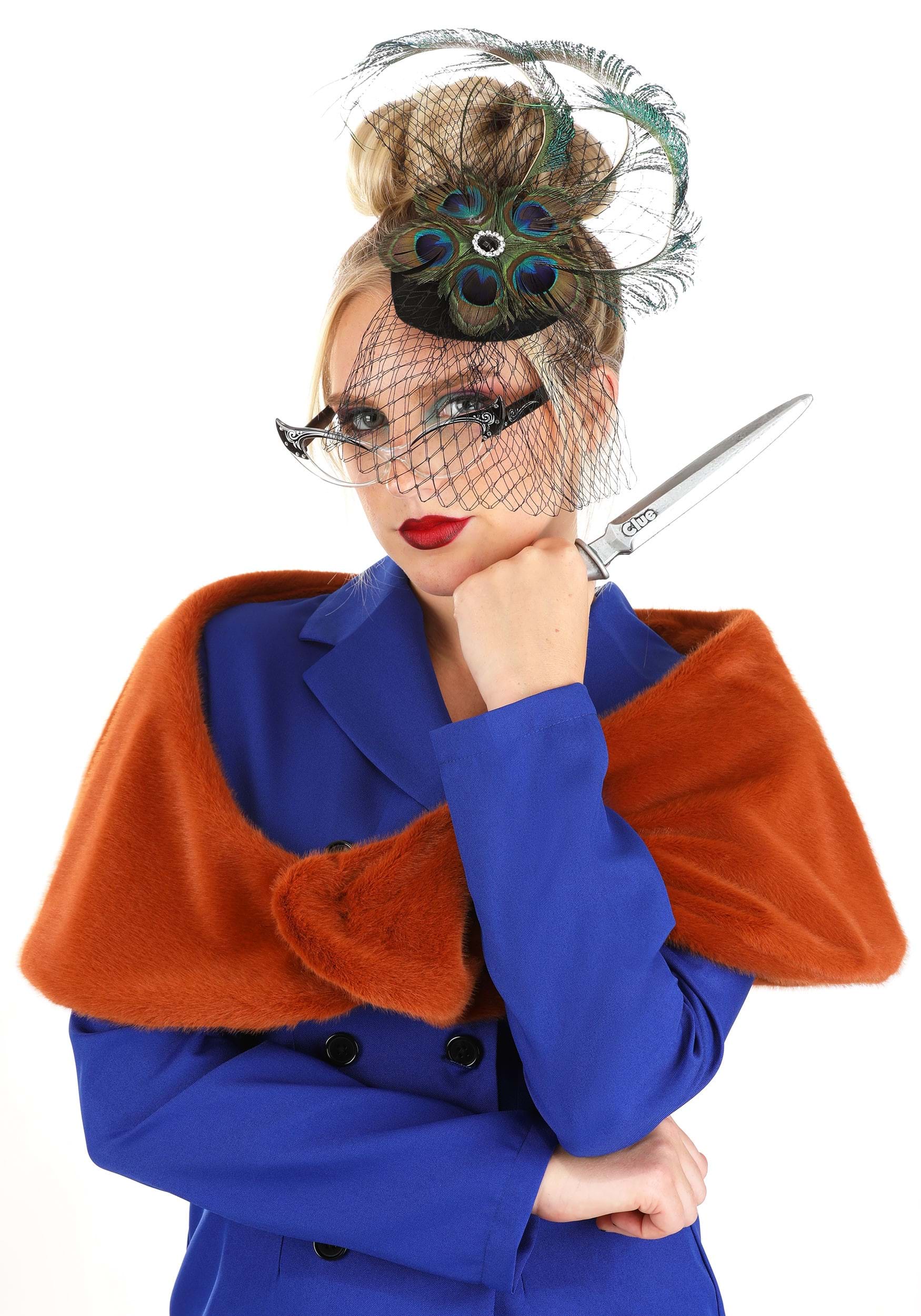 Mrs. Peacock Clue Women's Costume