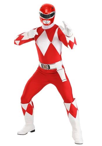 Authentic Power Rangers Red Ranger Adult Size Costume