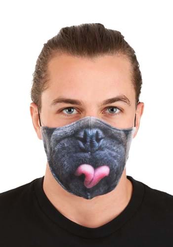 Click Here to buy Pug Sublimated Face Mask for Adults from HalloweenCostumes, CDN Funds & Shipping