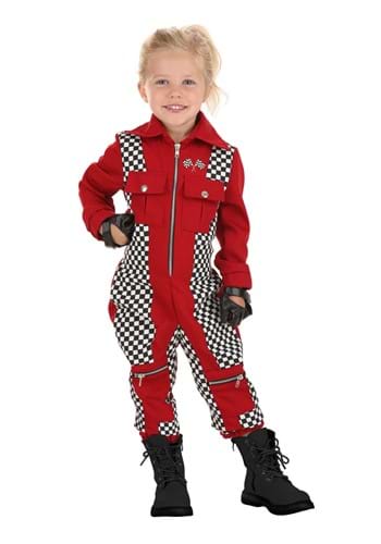 Click Here to buy Girls Toddler Racer Jumpsuit Costume from HalloweenCostumes, CDN Funds & Shipping