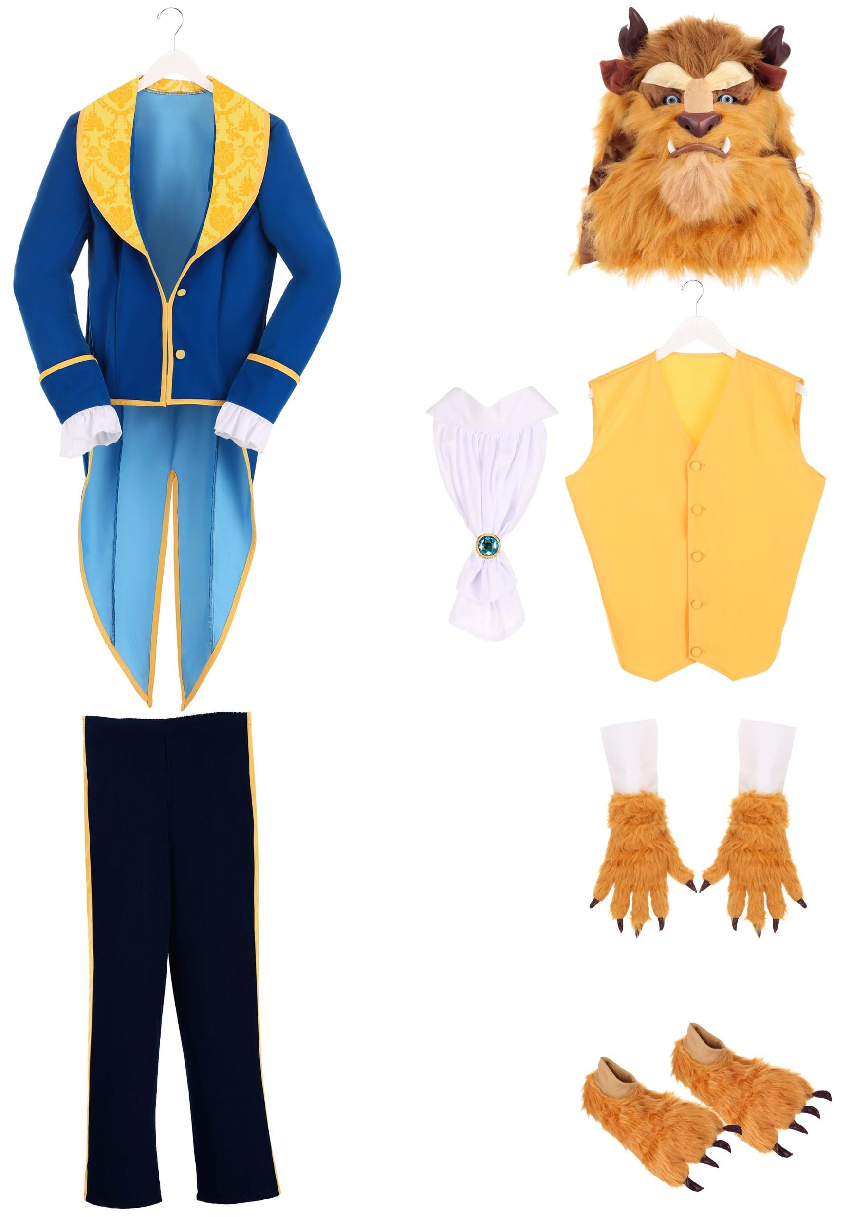 Men's Beauty And The Beast Authentic Beast Costume