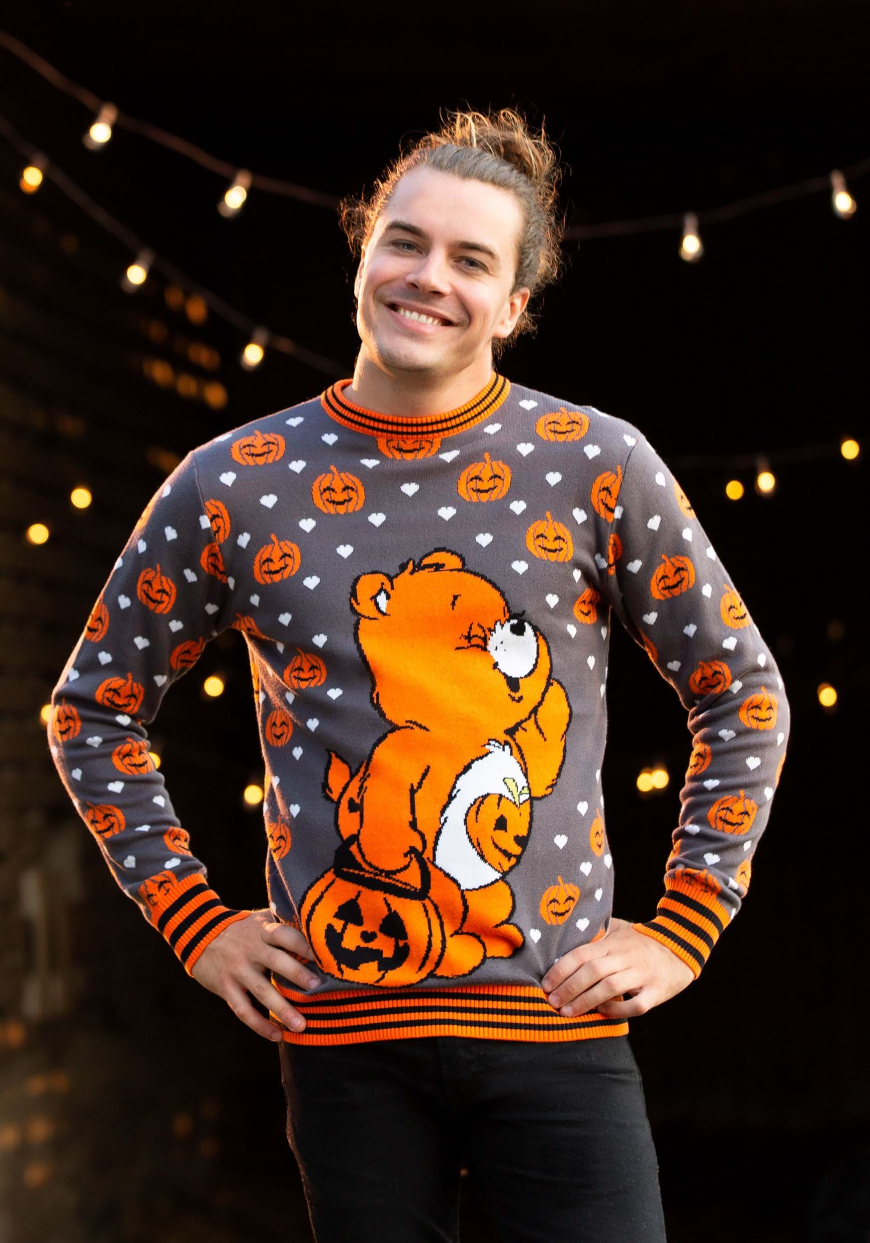 Care Bears Trick-or-Sweet Bear Adult Halloween Sweater