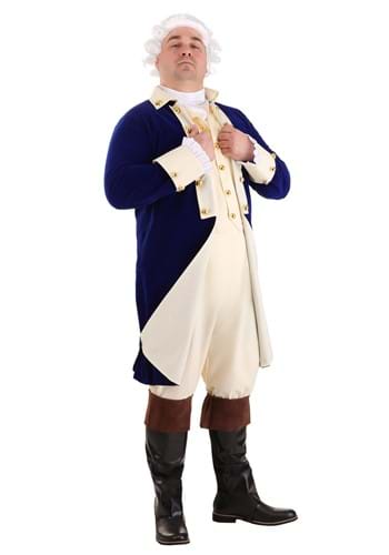 Click Here to buy Plus Size Alexander Hamilton Mens Costume from HalloweenCostumes, CDN Funds & Shipping