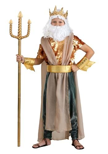 Kids Poseidon Costume