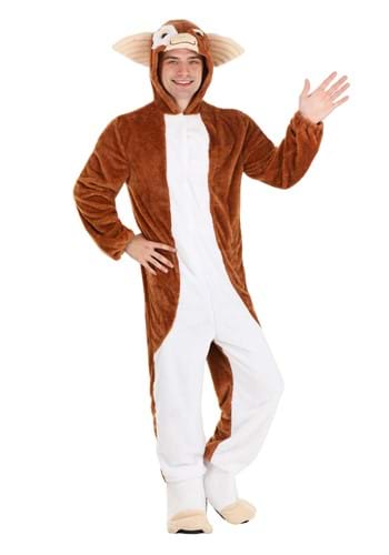Click Here to buy Adult Gremlins Gizmo Costume Onesie from HalloweenCostumes, CDN Funds & Shipping