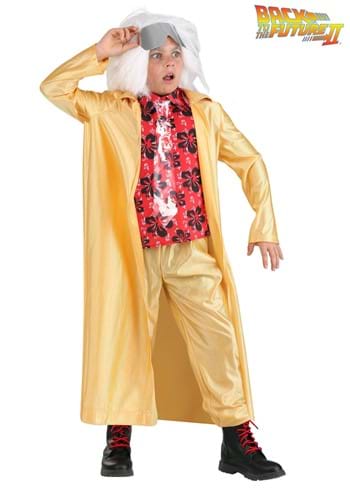 Kids Back to the Future 2015 Doc Brown Costume-1