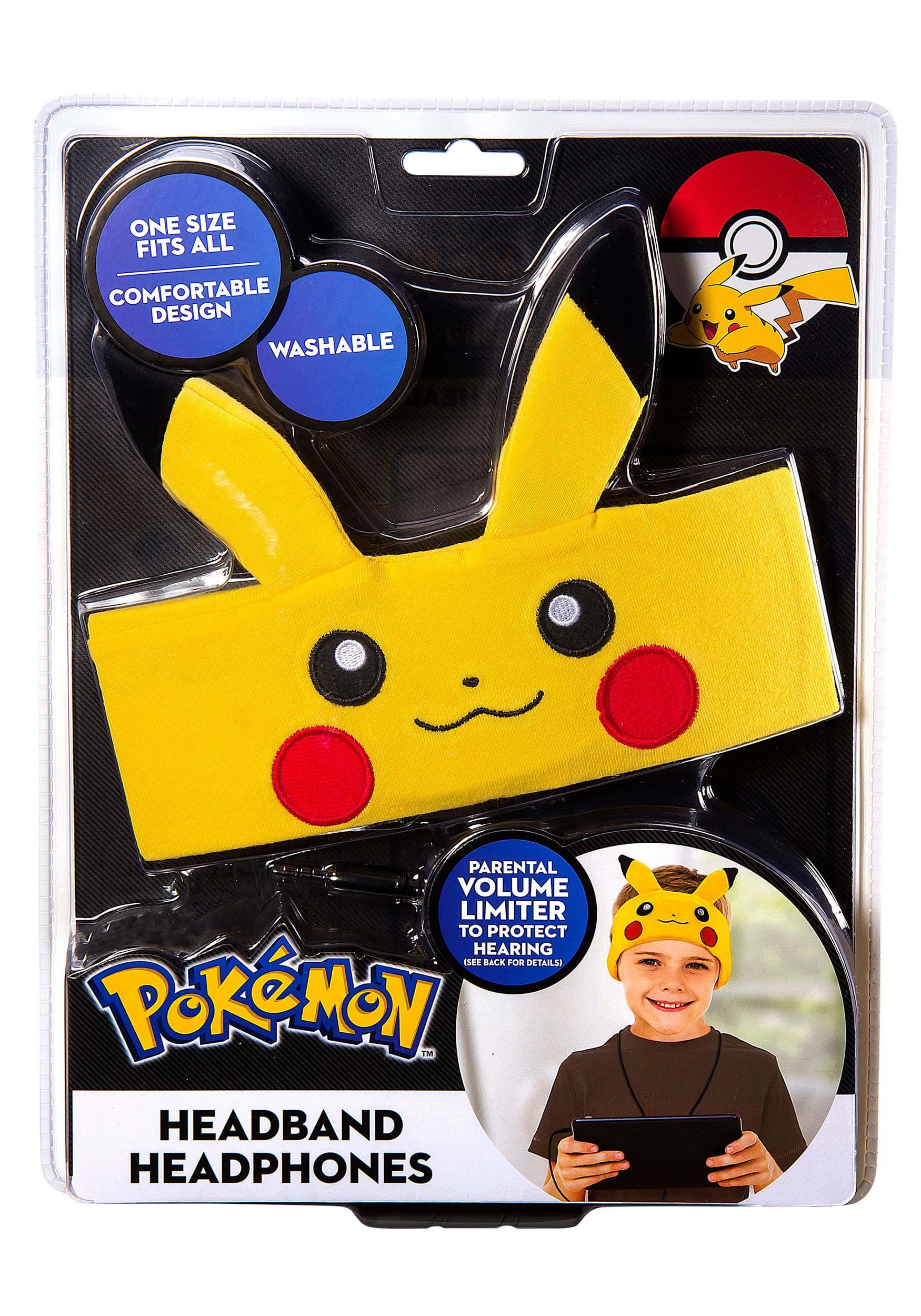 Headband Pokemon Pikachu Headphones