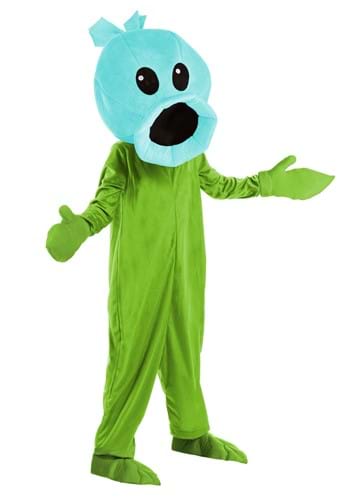 Click Here to buy Plants Vs Zombies Snow Pea Costume Jumpsuit for Adults from HalloweenCostumes, CDN Funds & Shipping