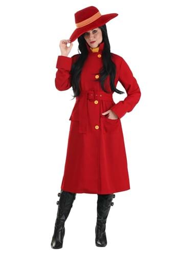 Click Here to buy Authentic Carmen Sandiego Womens Costume from HalloweenCostumes, CDN Funds & Shipping