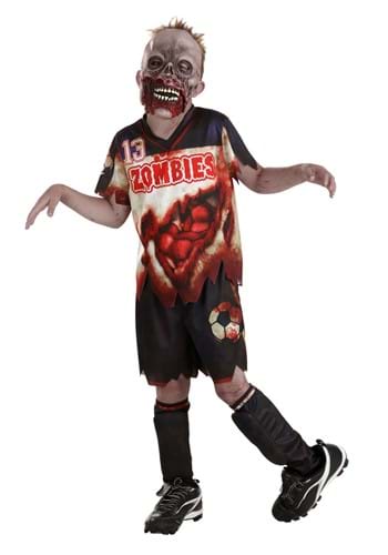 Click Here to buy Zombie Soccer Player Kids Costume from HalloweenCostumes, CDN Funds & Shipping