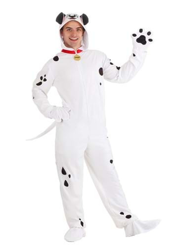 Click Here to buy Adult 101 Dalmatians Pongo Costume Onesie from HalloweenCostumes, CDN Funds & Shipping