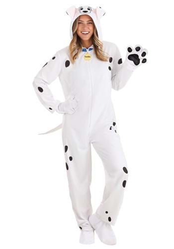 Click Here to buy 101 Dalmatians Perdita Womens Costume Onesie from HalloweenCostumes, CDN Funds & Shipping