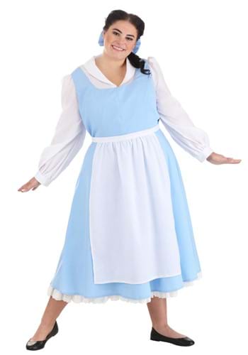 Click Here to buy Beauty and the Beast Plus Size Belle Blue Costume Dress from HalloweenCostumes, CDN Funds & Shipping