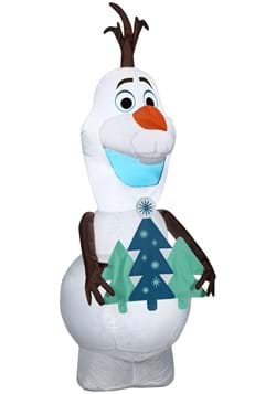 Frozen Airblown Standing Olaf w/Tree Christmas Dec