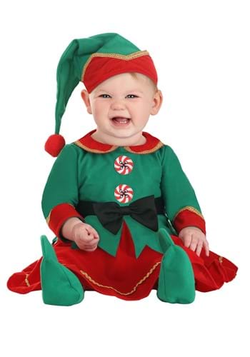 Click Here to buy Girl Elf Baby Costume from HalloweenCostumes, CDN Funds & Shipping