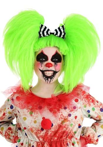 Click Here to buy Green Creepy Clown Wig from HalloweenCostumes, CDN Funds & Shipping