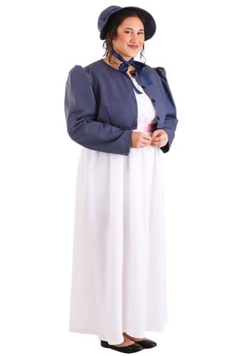 Click Here to buy Plus Size Jane Austen Historical Costume from HalloweenCostumes, CDN Funds & Shipping