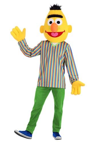 Click Here to buy Adult Sesame Street Bert Costume from HalloweenCostumes, CDN Funds & Shipping