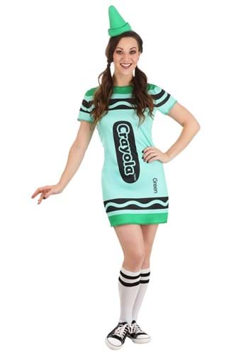 Click Here to buy Green Crayola Crayon Womens Costume from HalloweenCostumes, CDN Funds & Shipping