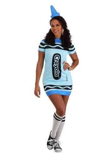 Click Here to buy Cerulean Crayola Crayon Womens Costume from HalloweenCostumes, CDN Funds & Shipping