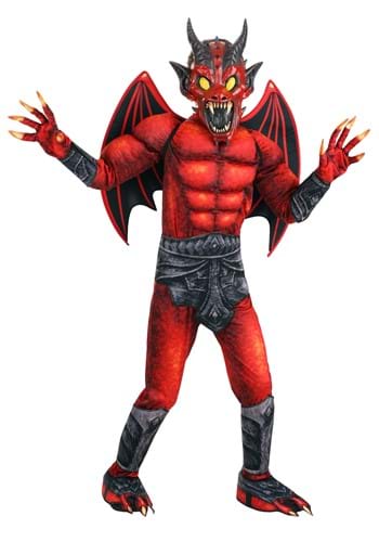 Kids Malevolent Red Demon Costume