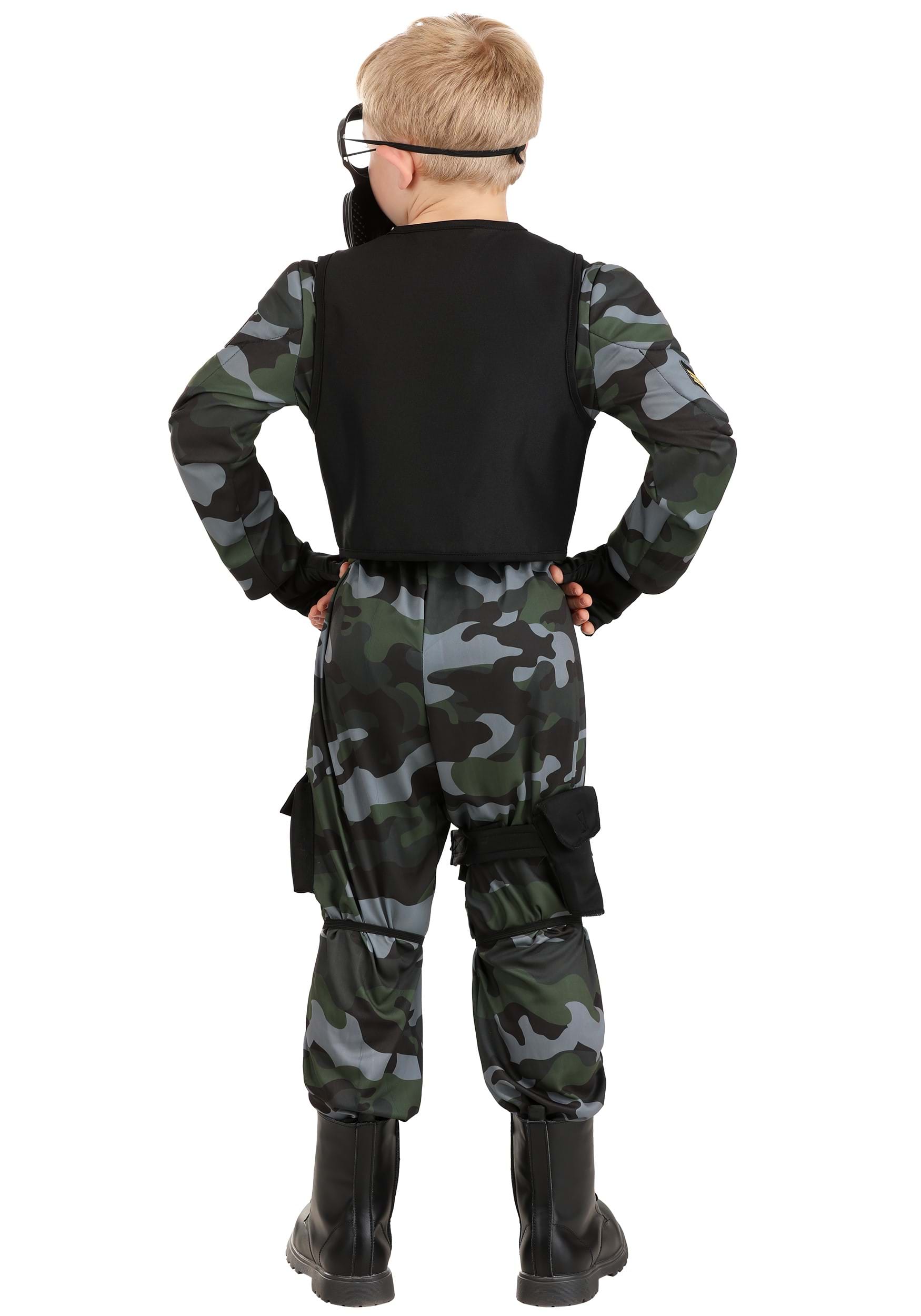 Special Ops Hammer Soldier Kid's Costume