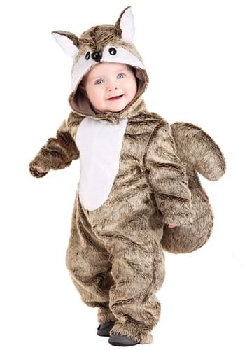 Click Here to buy Grey Squirrel Baby Costume from HalloweenCostumes, CDN Funds & Shipping