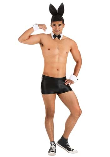 Click Here to buy Sexy Bunny Mens Costume from HalloweenCostumes, CDN Funds & Shipping