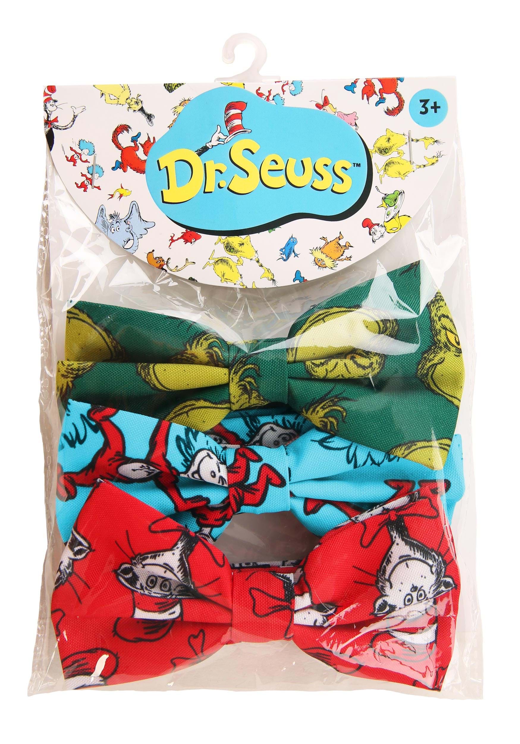 3 Piece Dr. Seuss Bow Tie Set | Dr. Seuss Accessories
