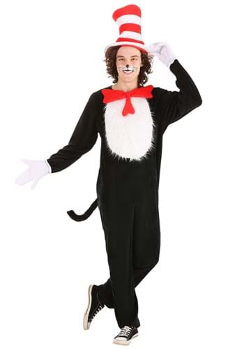 Click Here to buy Plus Size Cat in the Hat Adult Costume from HalloweenCostumes, CDN Funds & Shipping