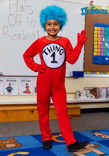 Click Here to buy Thing 1&2 Deluxe Kids Costume from HalloweenCostumes, CDN Funds & Shipping