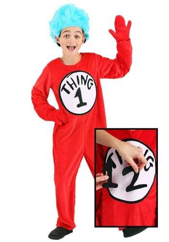 Thing 1&2 Deluxe Kids Costume
