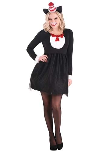 Click Here to buy Cat in the Hat Womens Costume from HalloweenCostumes, CDN Funds & Shipping