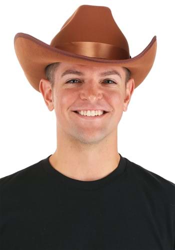 Brown Outlaw Cowboy Costume Hat