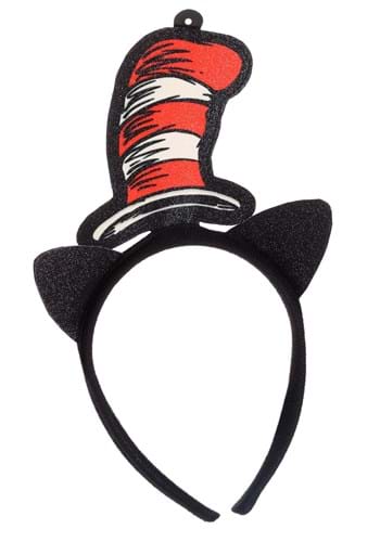 Click Here to buy Dr. Seuss Cat in the Hat Glitter Headband from HalloweenCostumes, CDN Funds & Shipping