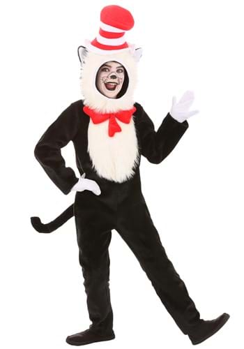 Click Here to buy Kids Cat in the Hat Premium Costume from HalloweenCostumes, CDN Funds & Shipping