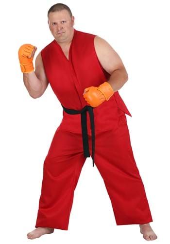 Click Here to buy Plus Size Street Fighter Ken Mens Costume from HalloweenCostumes, CDN Funds & Shipping