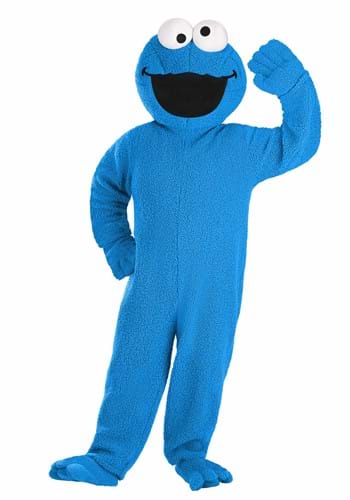 Click Here to buy Adult Cookie Monster Plus Size Mascot Costume from HalloweenCostumes, CDN Funds & Shipping