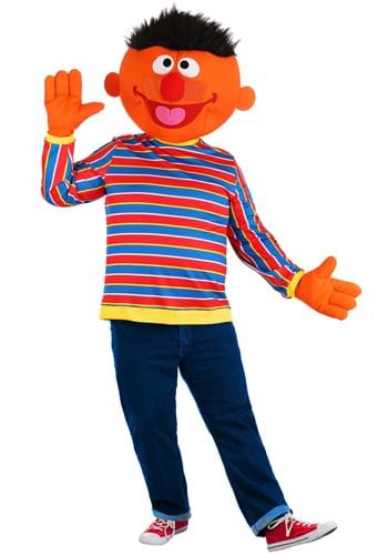 Plus Size Mens Sesame Street Ernie Mascot Costume