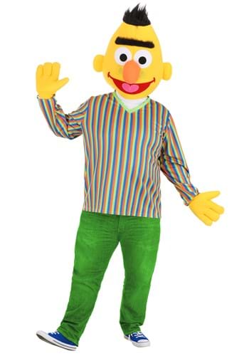 Click Here to buy Plus Size Sesame Street Bert Adult Costume from HalloweenCostumes, CDN Funds & Shipping