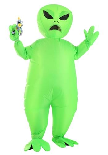 Click Here to buy Kids Inflatable Alien Costume from HalloweenCostumes, CDN Funds & Shipping