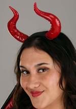 Womens Plus Size Leather Devil Costume Alt 2