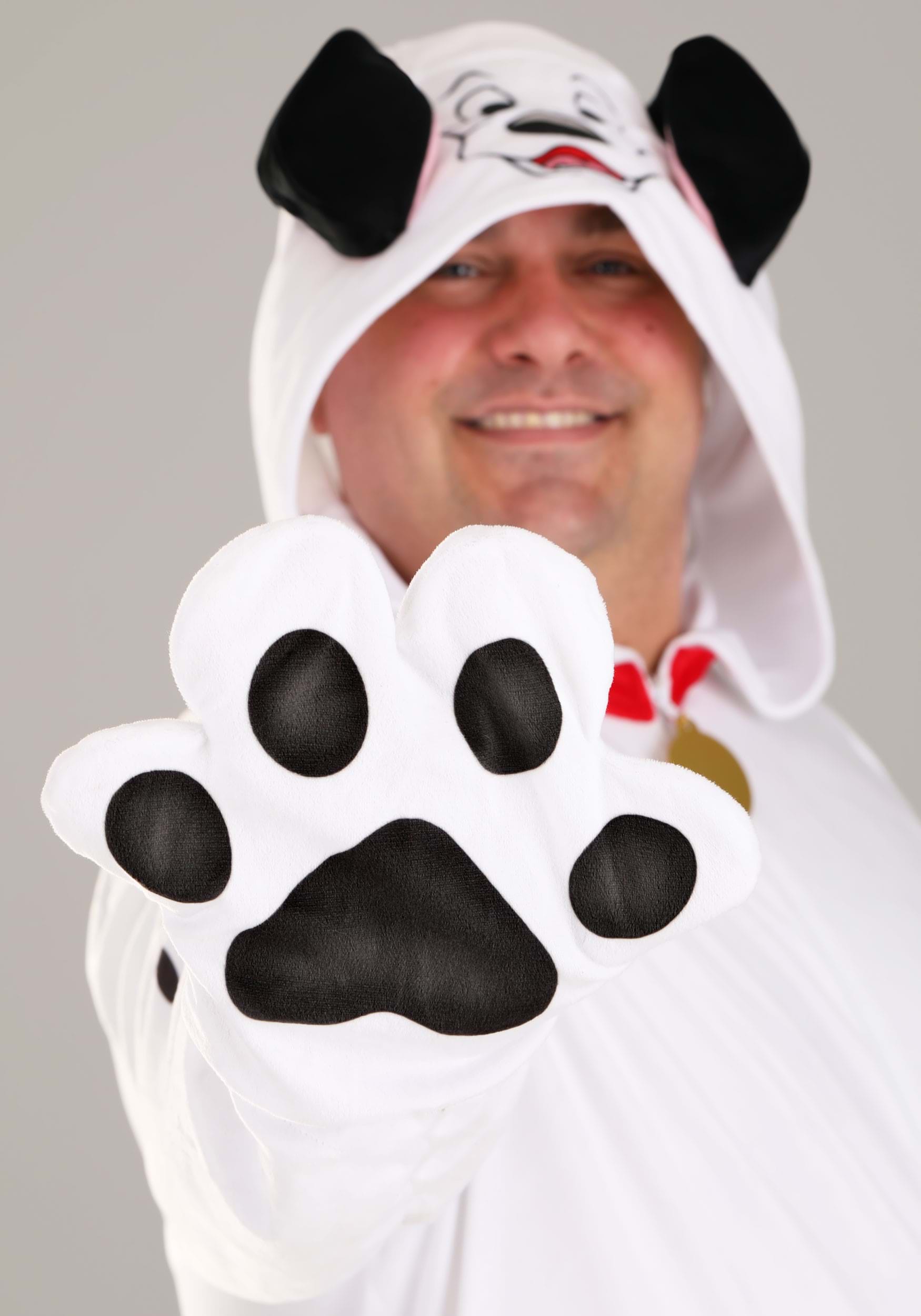 Plus Size 101 Dalmatians Pongo Adult Costume Onesie