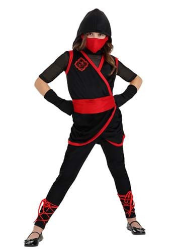 Stealth Ninja Costume for Girls